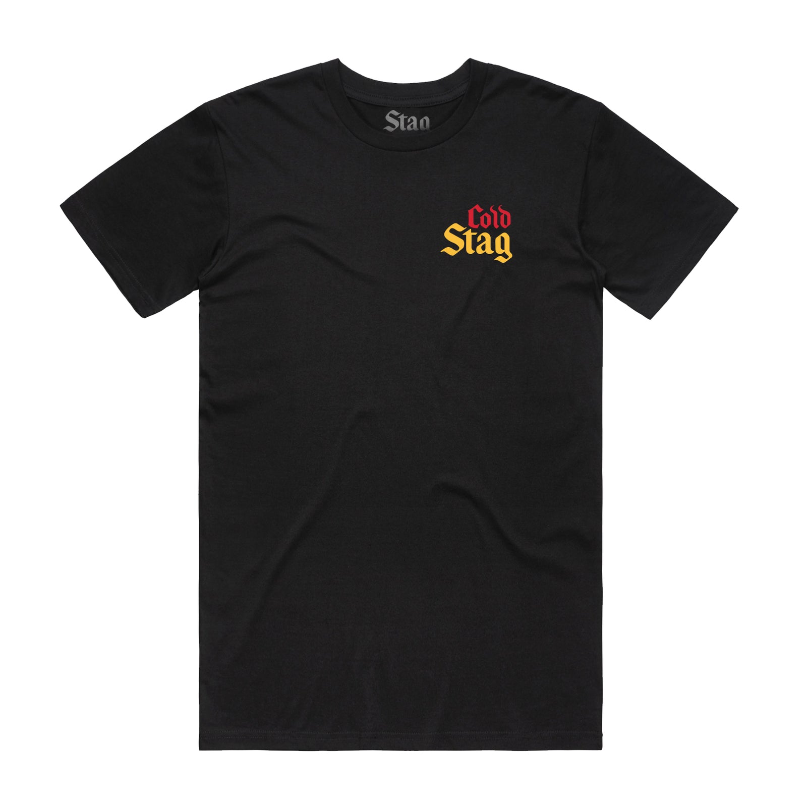 STAG COLD BEER STACKED TEE